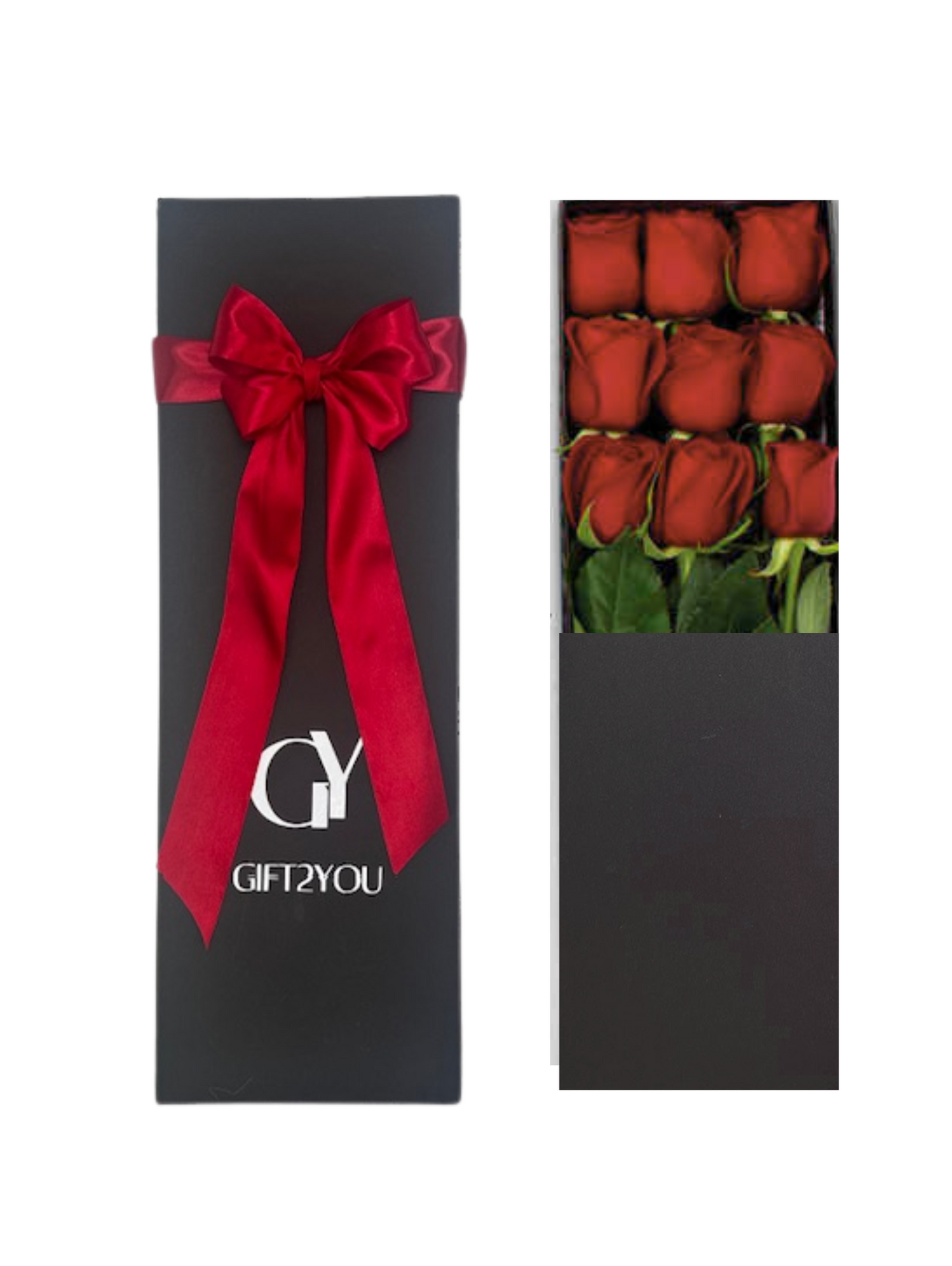 Box Rosas Rojas - 9, 12 o 15 Rosas
