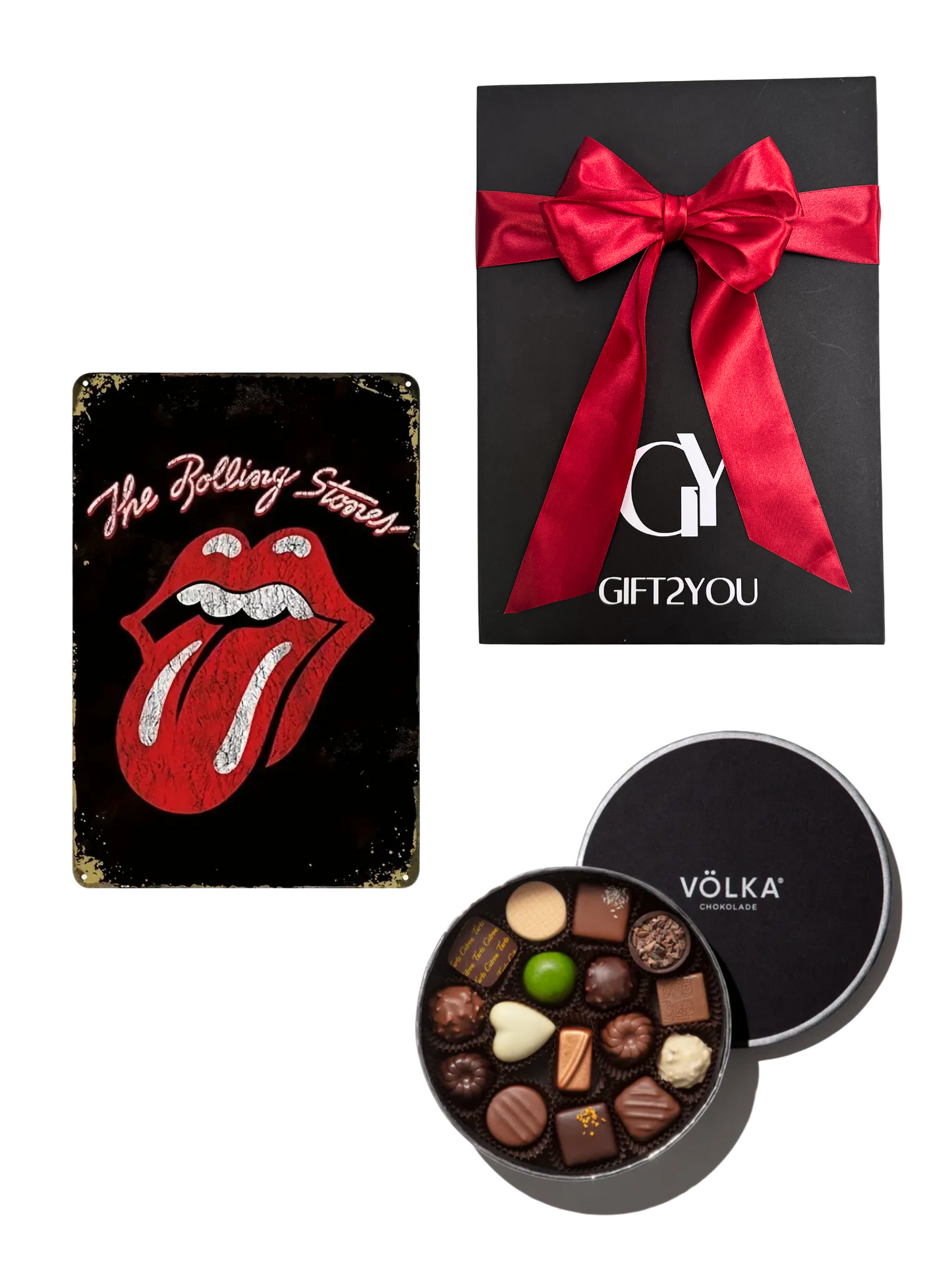 Set 16 Bombones + Rolling Stones