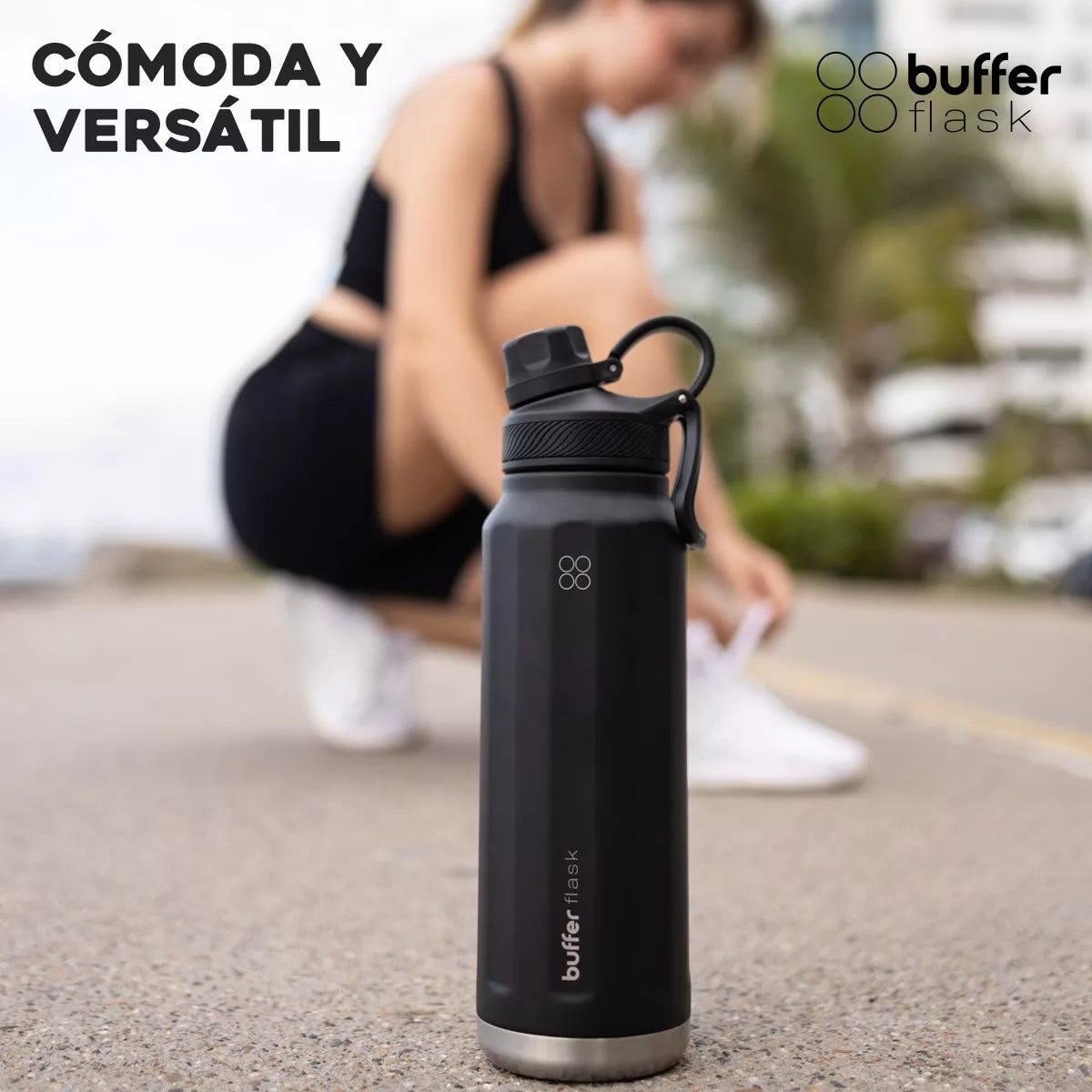 Kit Reloj Digital + Botella Térmica – Active Style