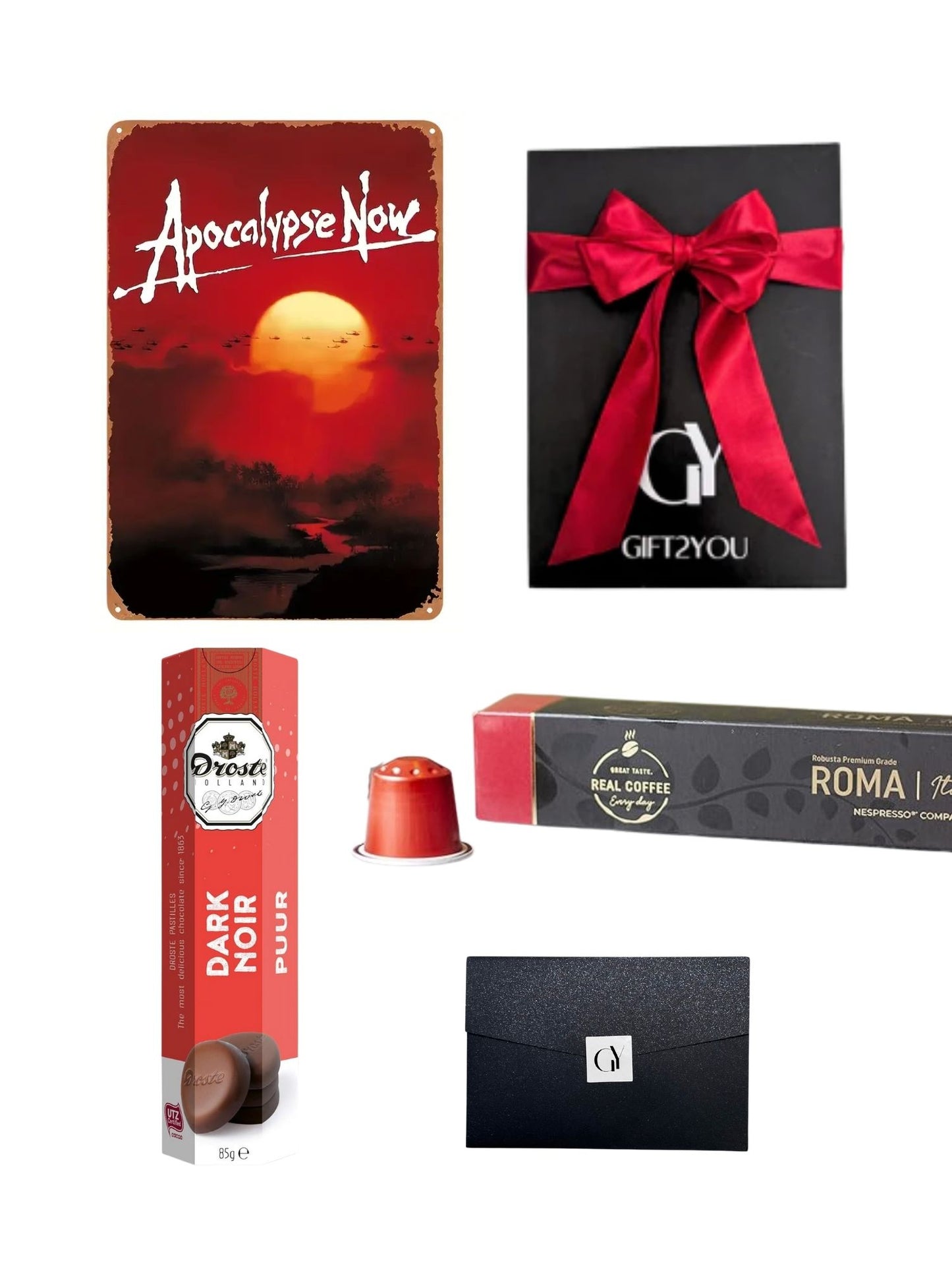 Gift Box Apocalypse Now – Café Intenso y Chocolates Negros