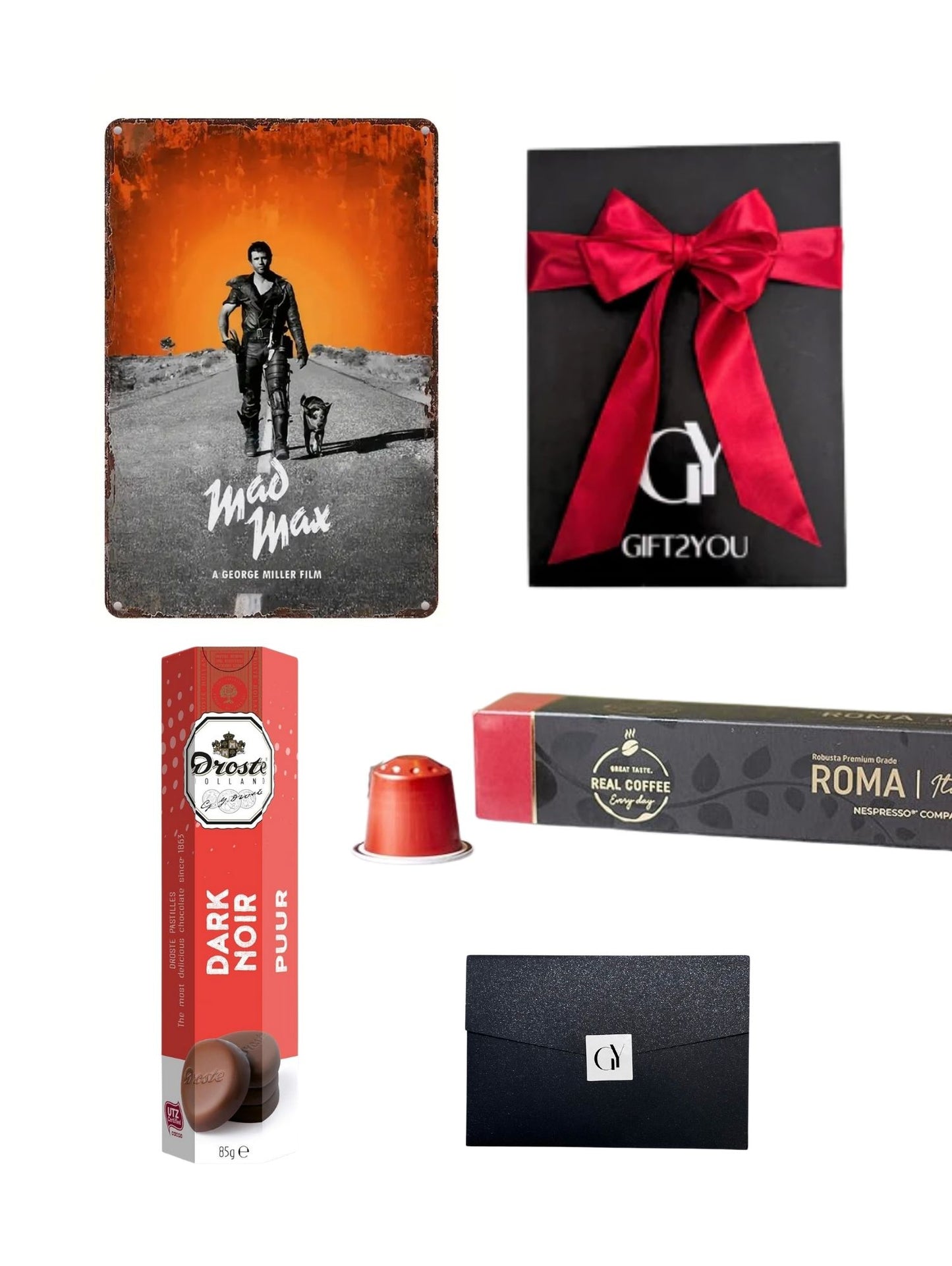 Gift Box Mad Max – Café Intenso y Chocolates Negros