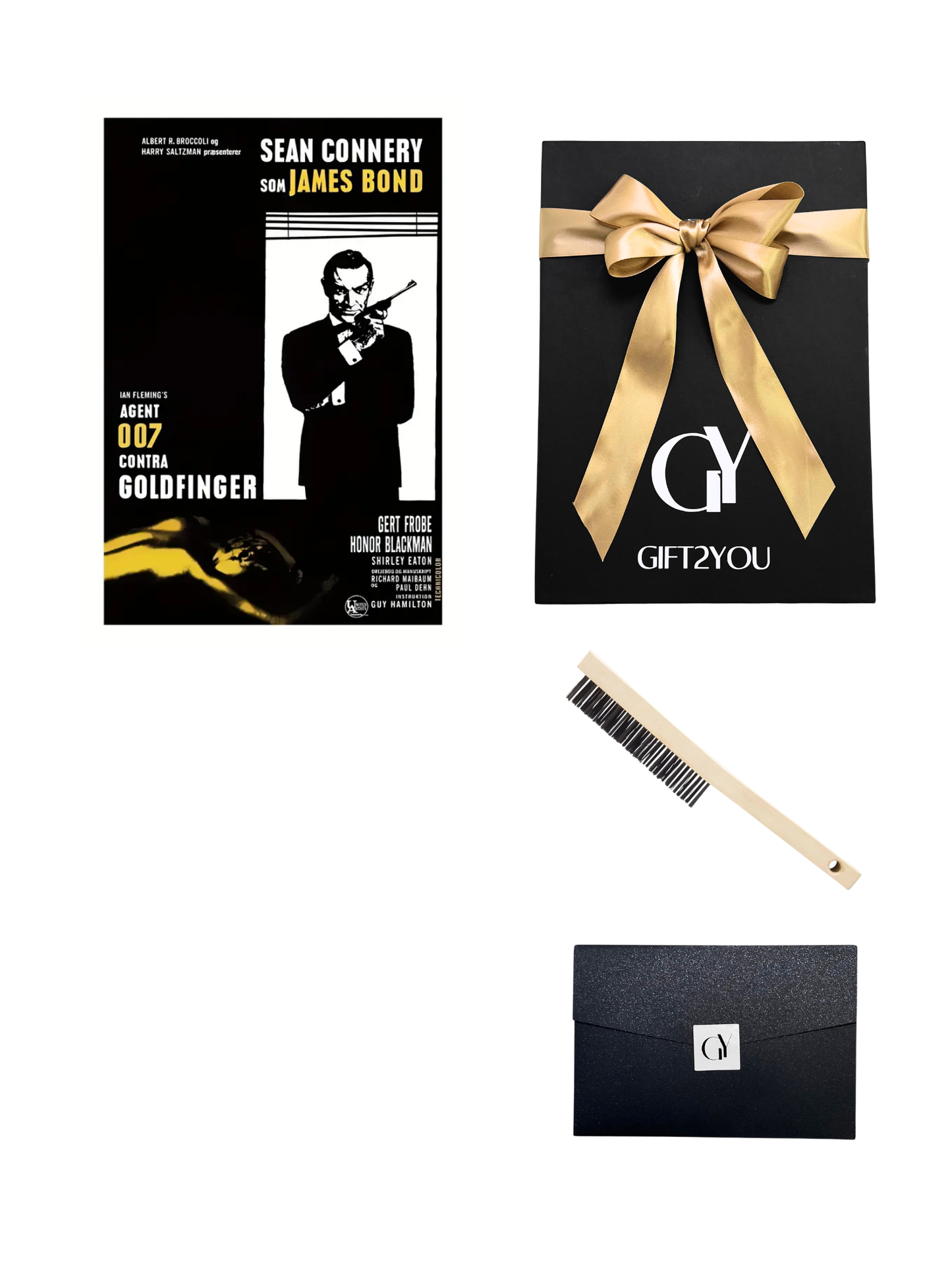 Gift Box James Bond Goldfinger – Parrilla con Cepillo