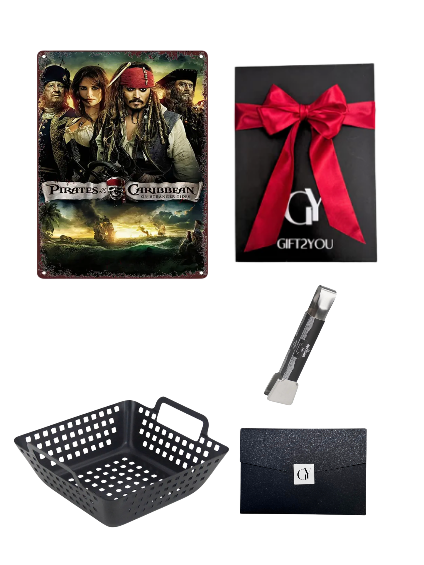 Gift Box Piratas del Caribe – Parrilla con Canasta y Pinza