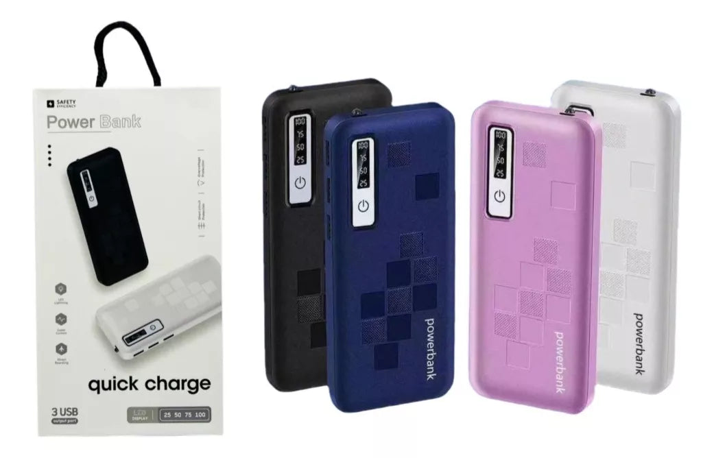 Kit Power Bank + Cable Carga Rápida iPhone