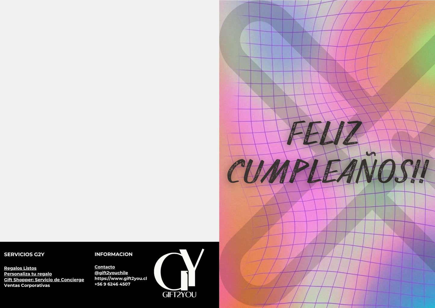 Tarjeta de Saludo Cumpleaños Psicodélica