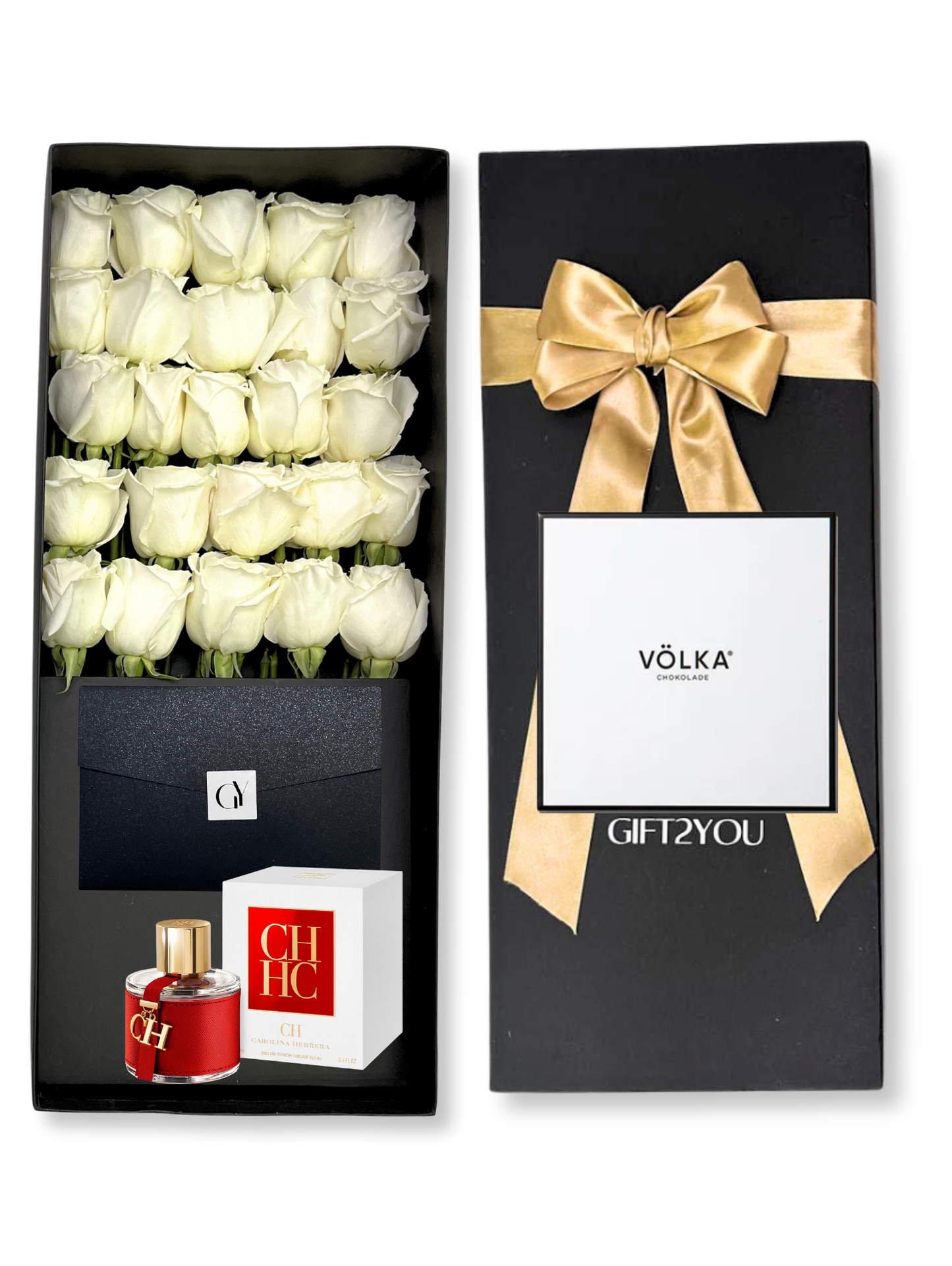 Black Opium 25 Rosas 25 Bombones Heart