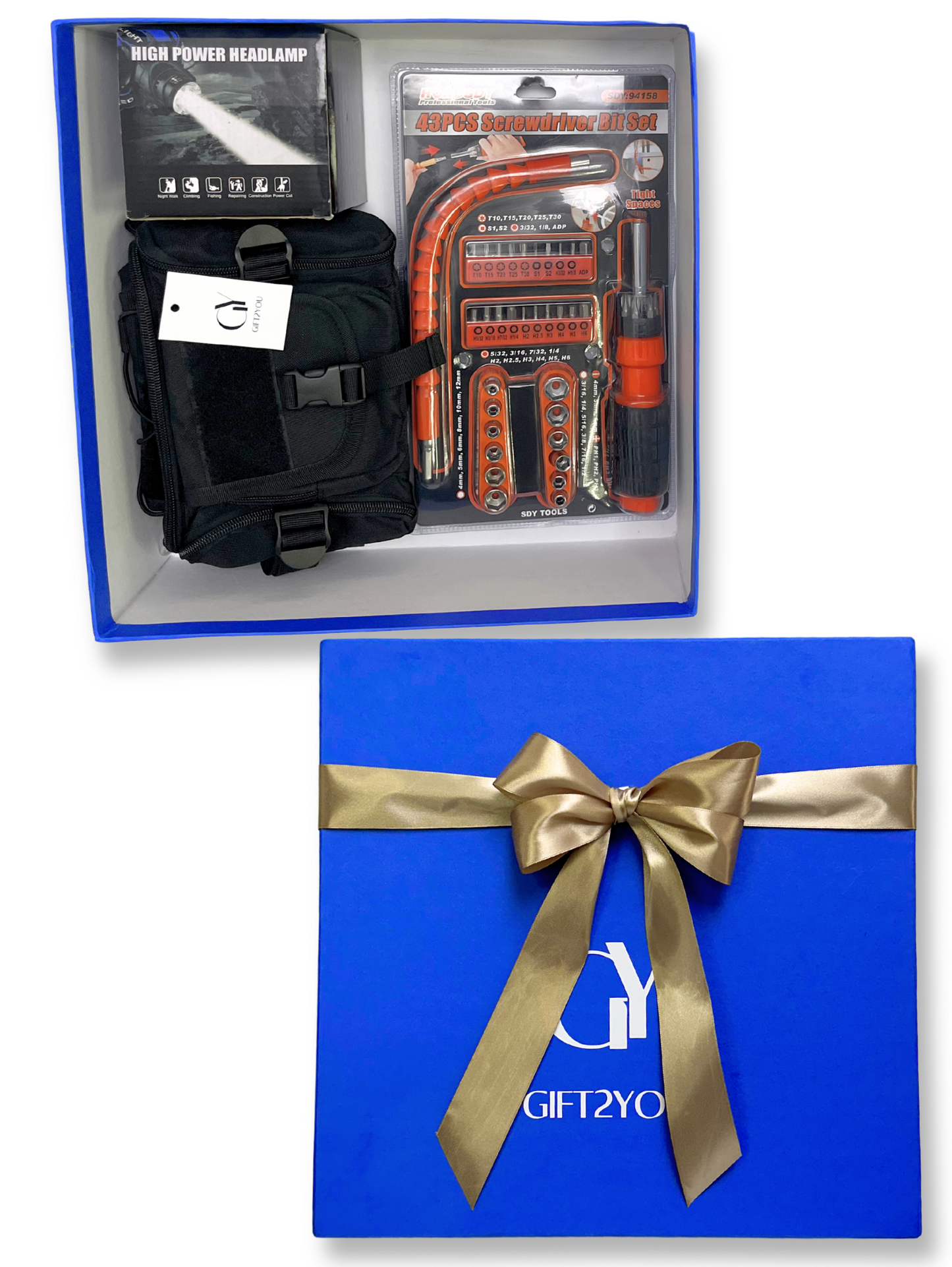 Set Herramientas y Linterna