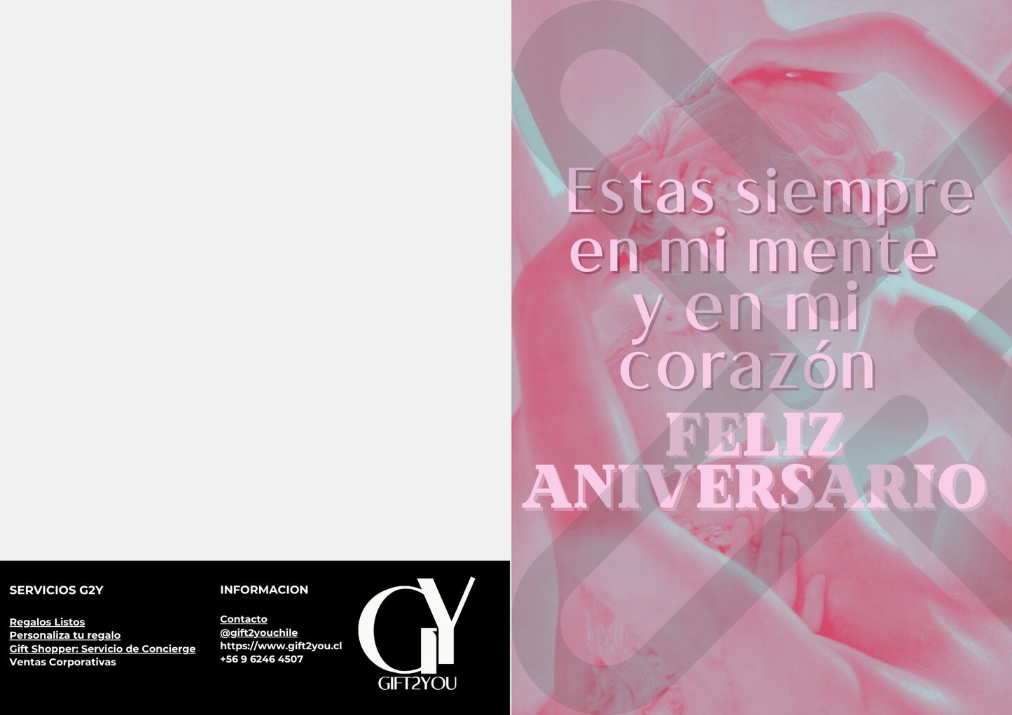 Tarjeta de Saludo Siempre en mi mente y corazón