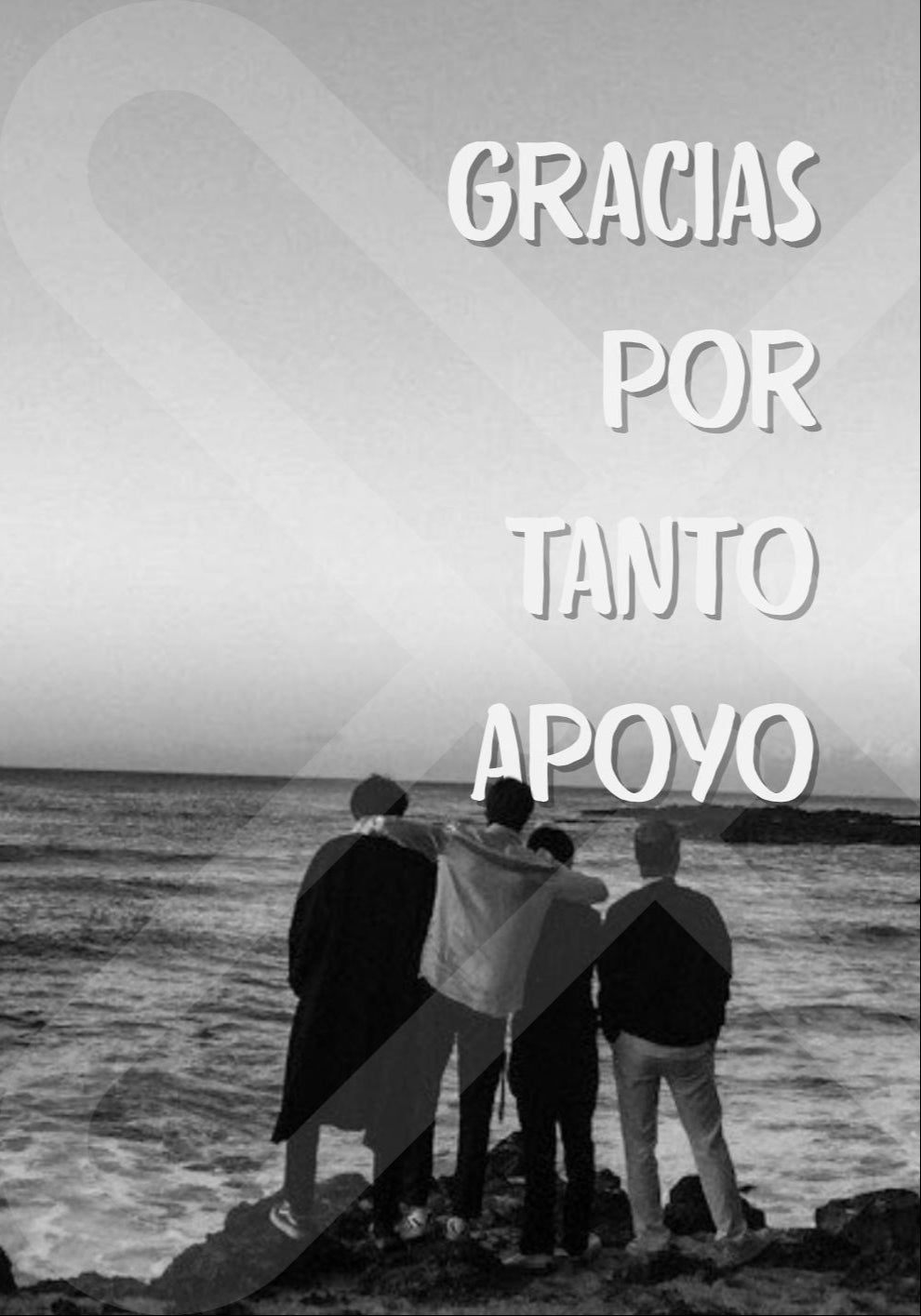 Tarjeta de Saludo Gracias por tu Apoyo Playa