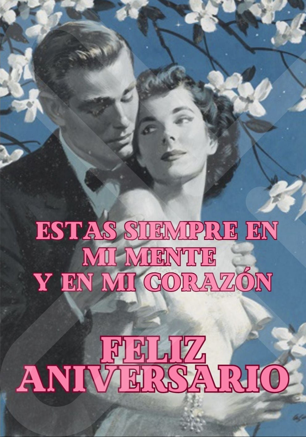 Tarjeta de Saludo En mi mente y corazón