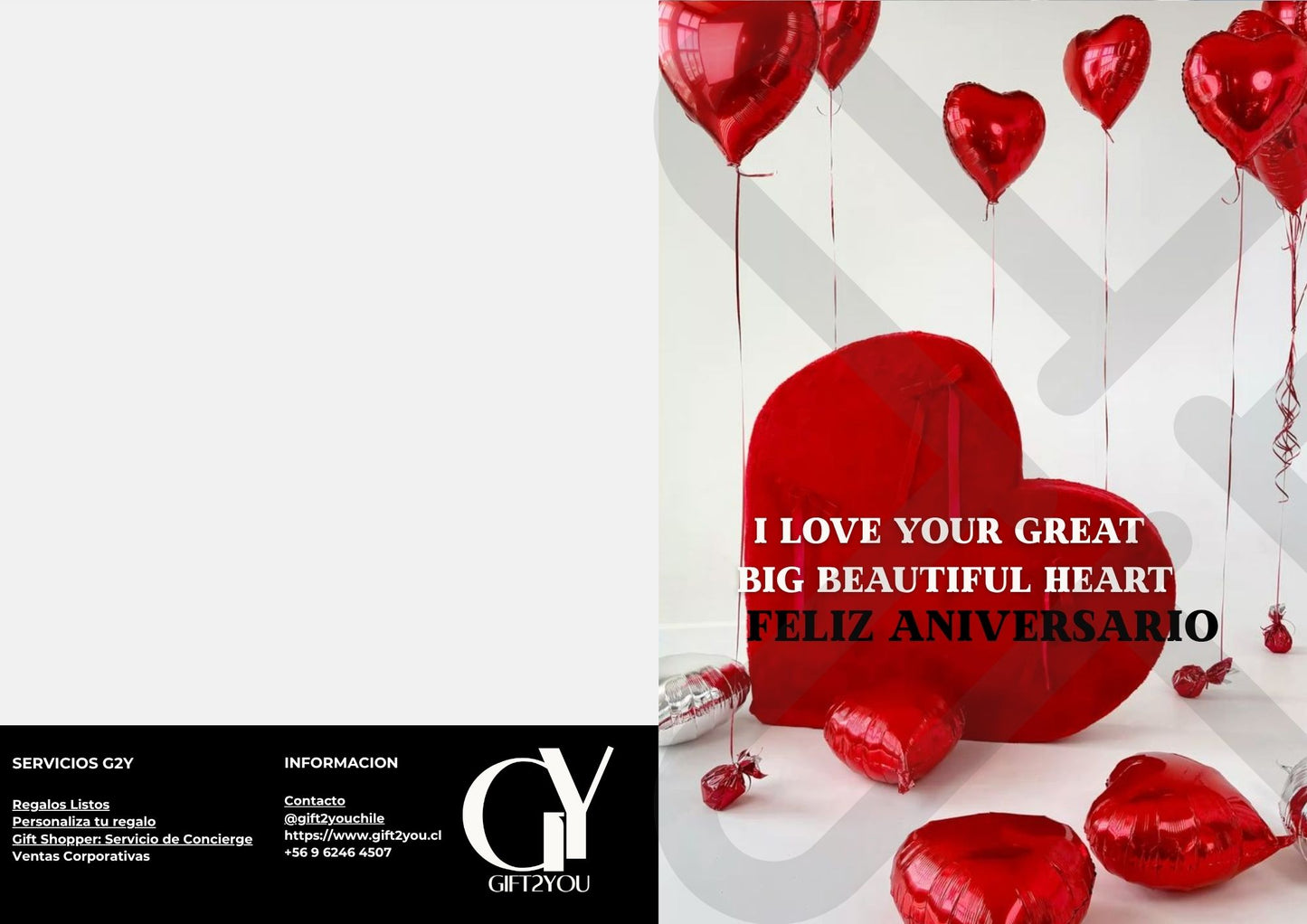 Tarjeta de Saludo Big Beautiful Heart