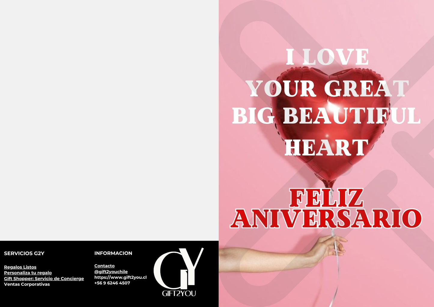 Tarjeta de Saludo Beautiful Heart