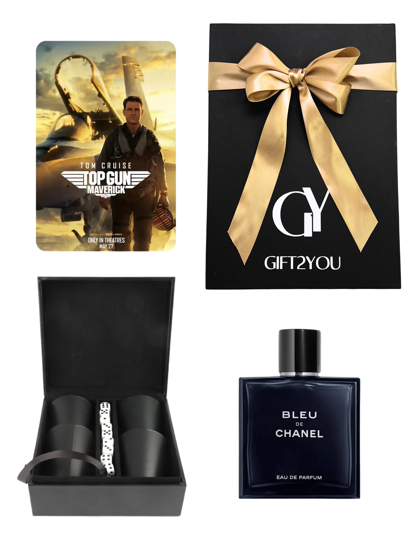Set Perfume, Juego de Cachos y Placa Vintage
