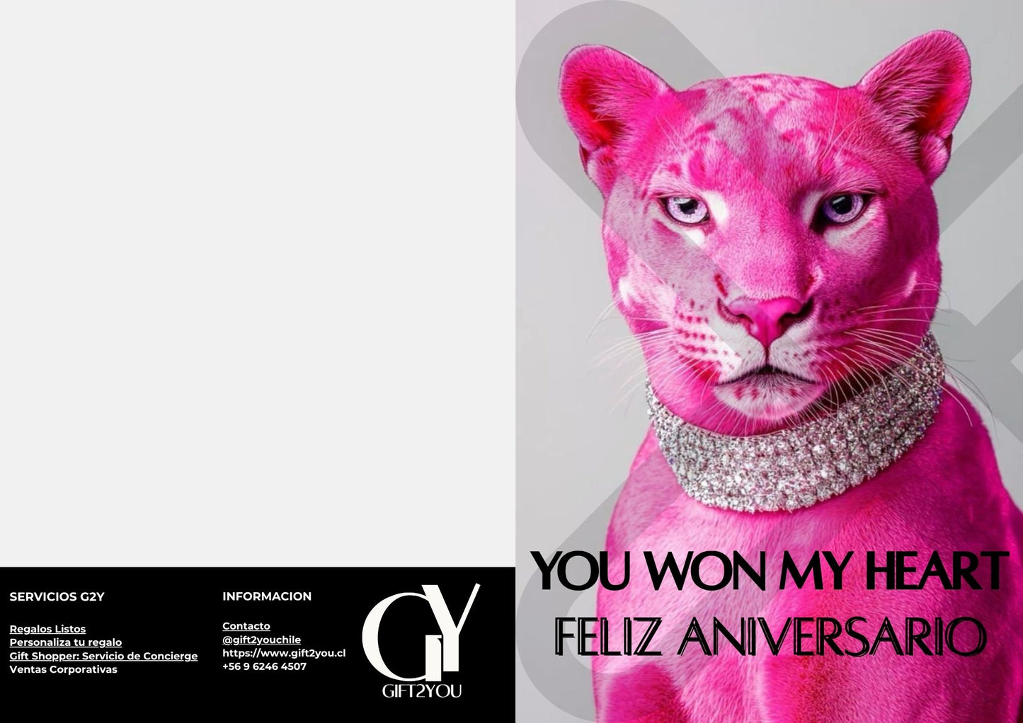 Tarjeta de Saludo Ganaste mi corazón