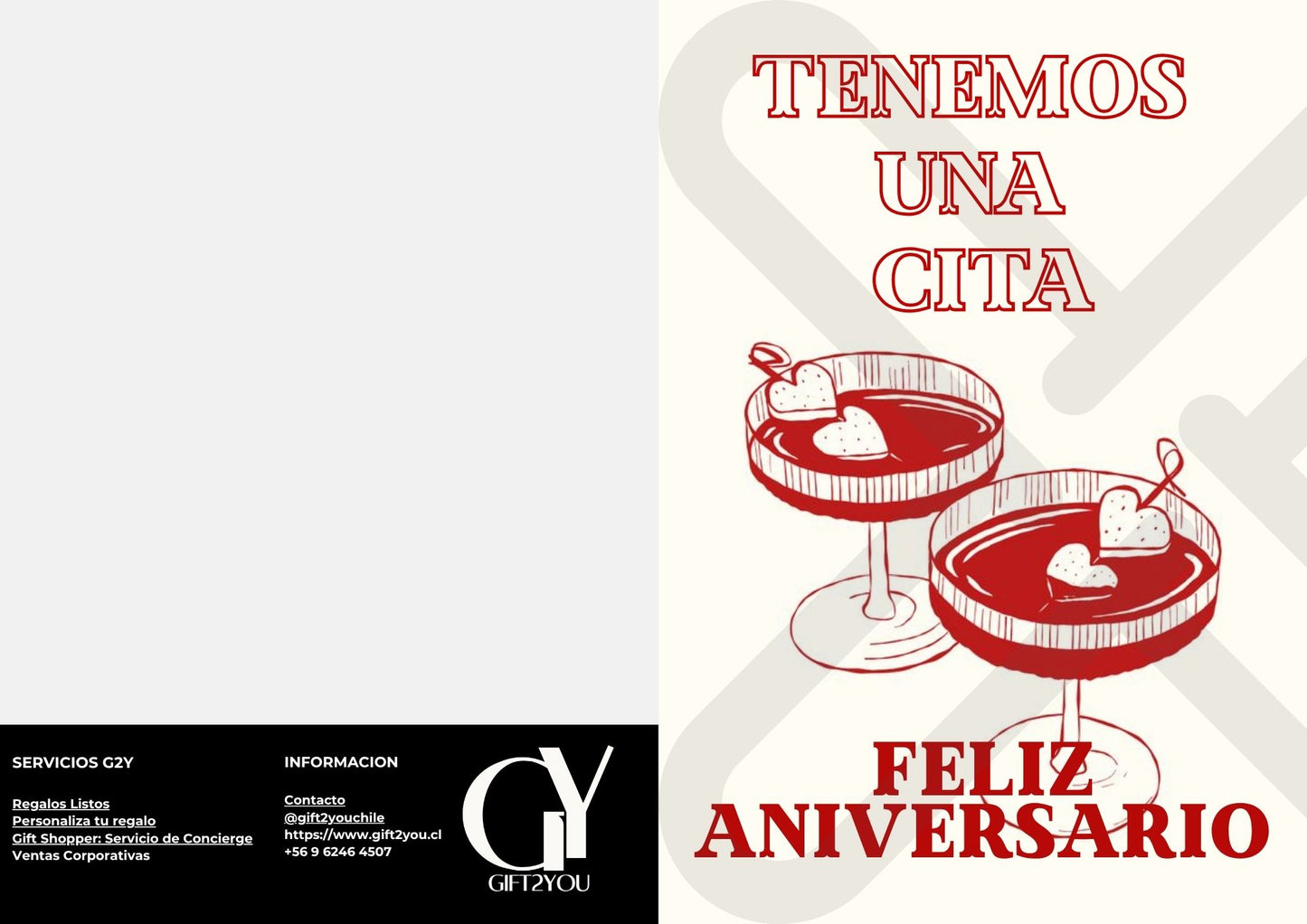 Tarjeta de Saludo Tenemos una Cita