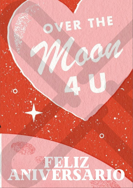 Tarjeta de Saludo Feliz Aniversario Clásica