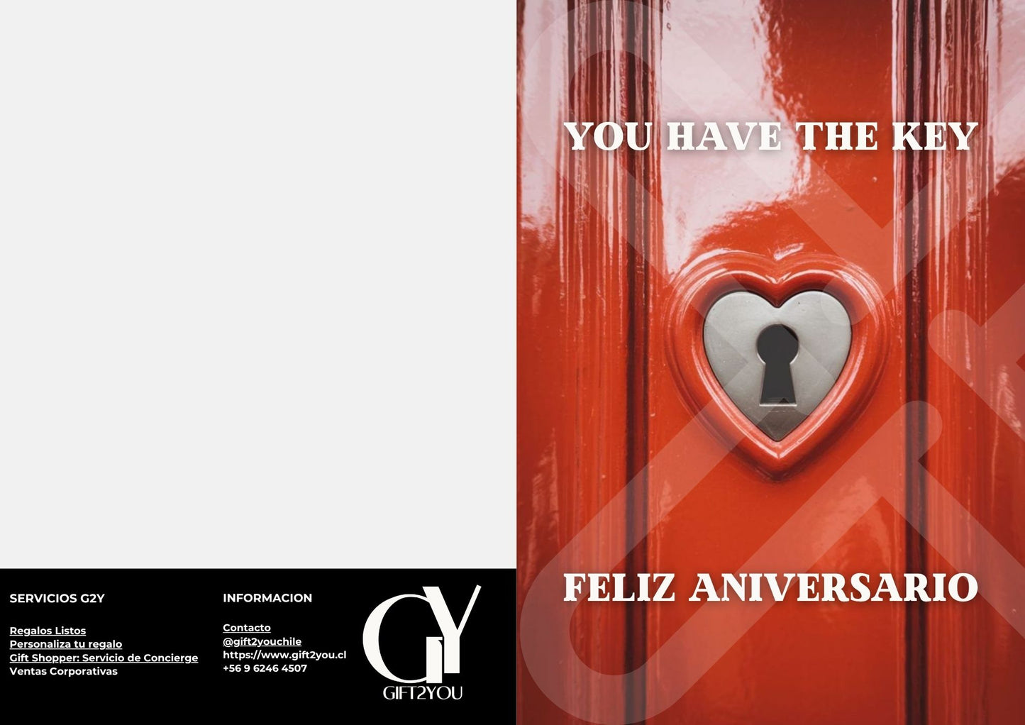 Tarjeta de Saludo You Have the Key