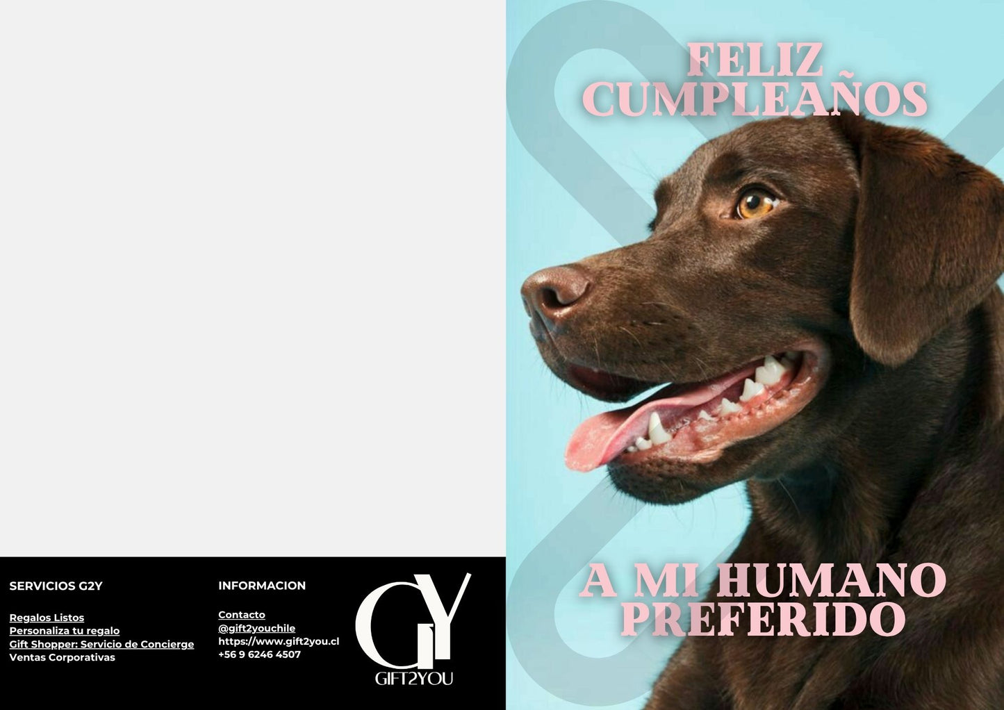 Tarjeta de Saludo Cumpleaños Humano Preferido