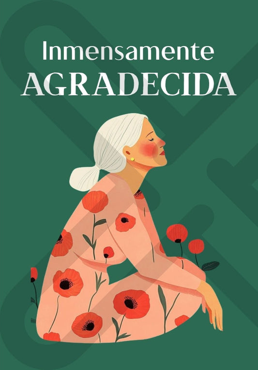 Tarjeta de Saludo Gratitud Serena