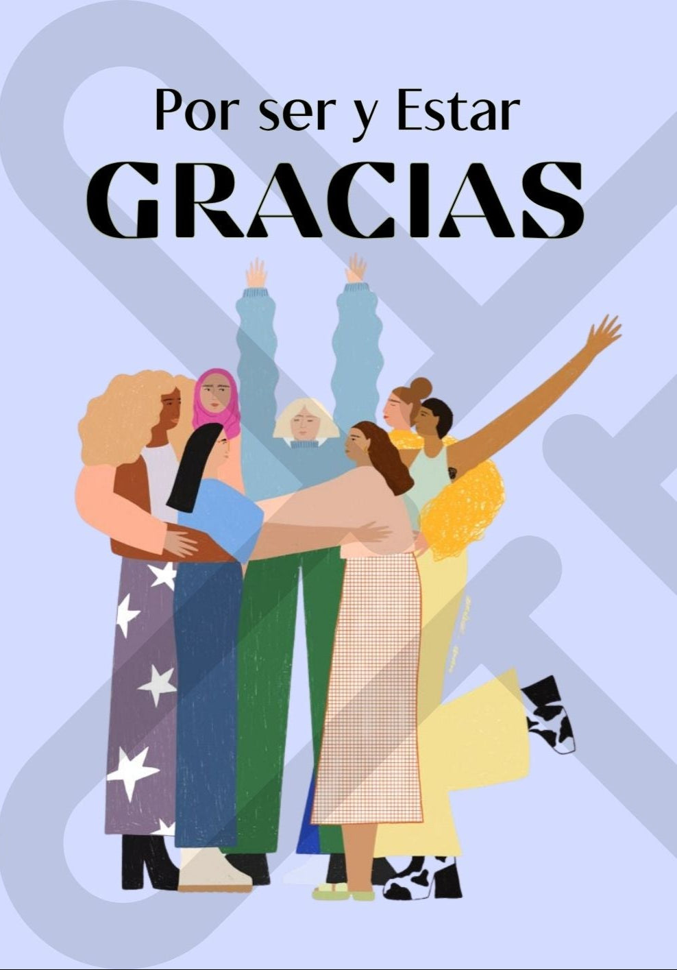 Tarjeta de Saludo Por Ser y Estar