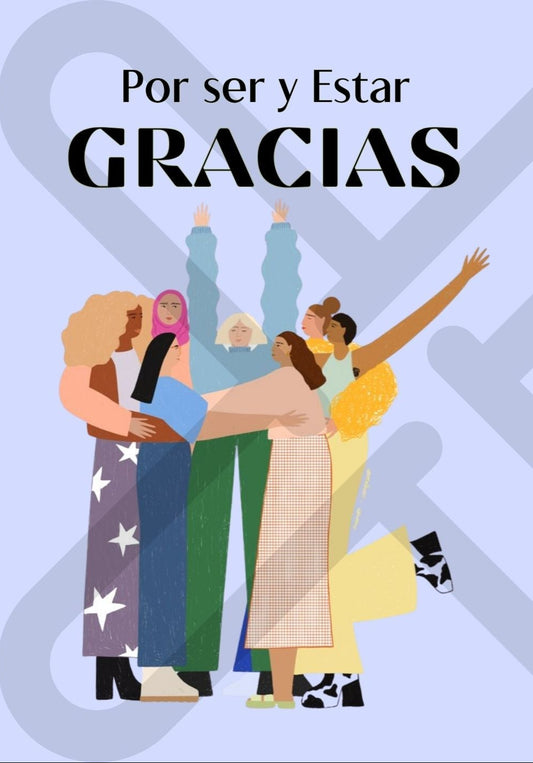 Tarjeta de Saludo Por Ser y Estar