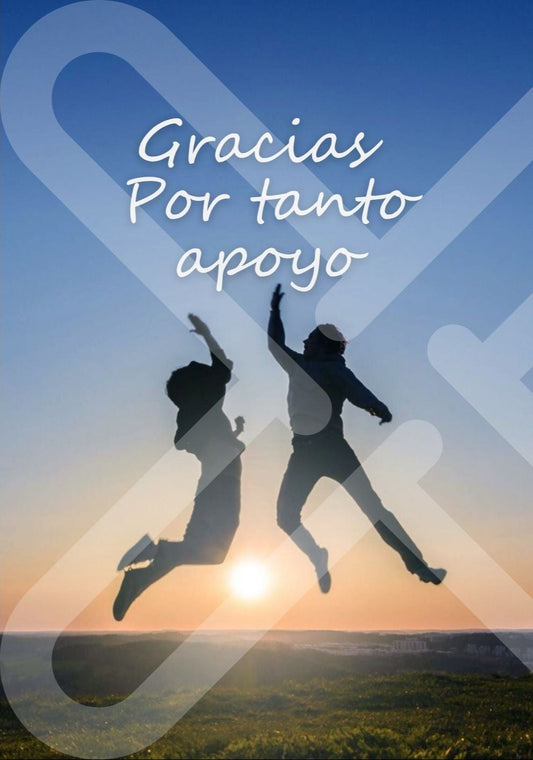 Tarjeta de Saludo Gracias por tu Apoyo