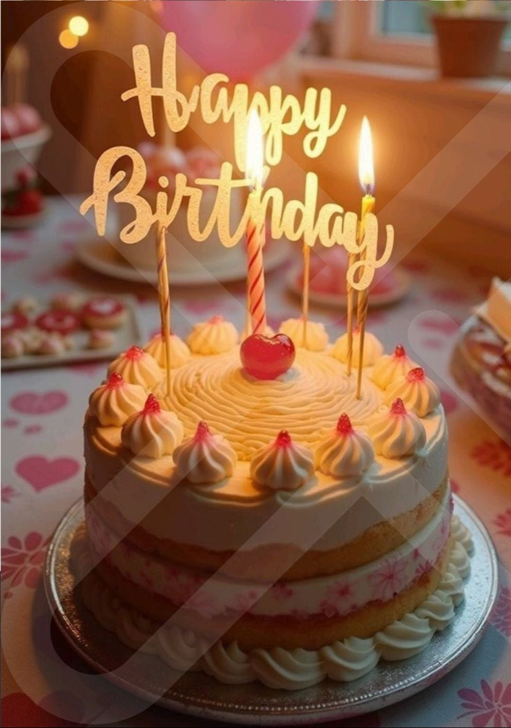 Tarjeta de Saludo Cumpleaños Dulce Amor