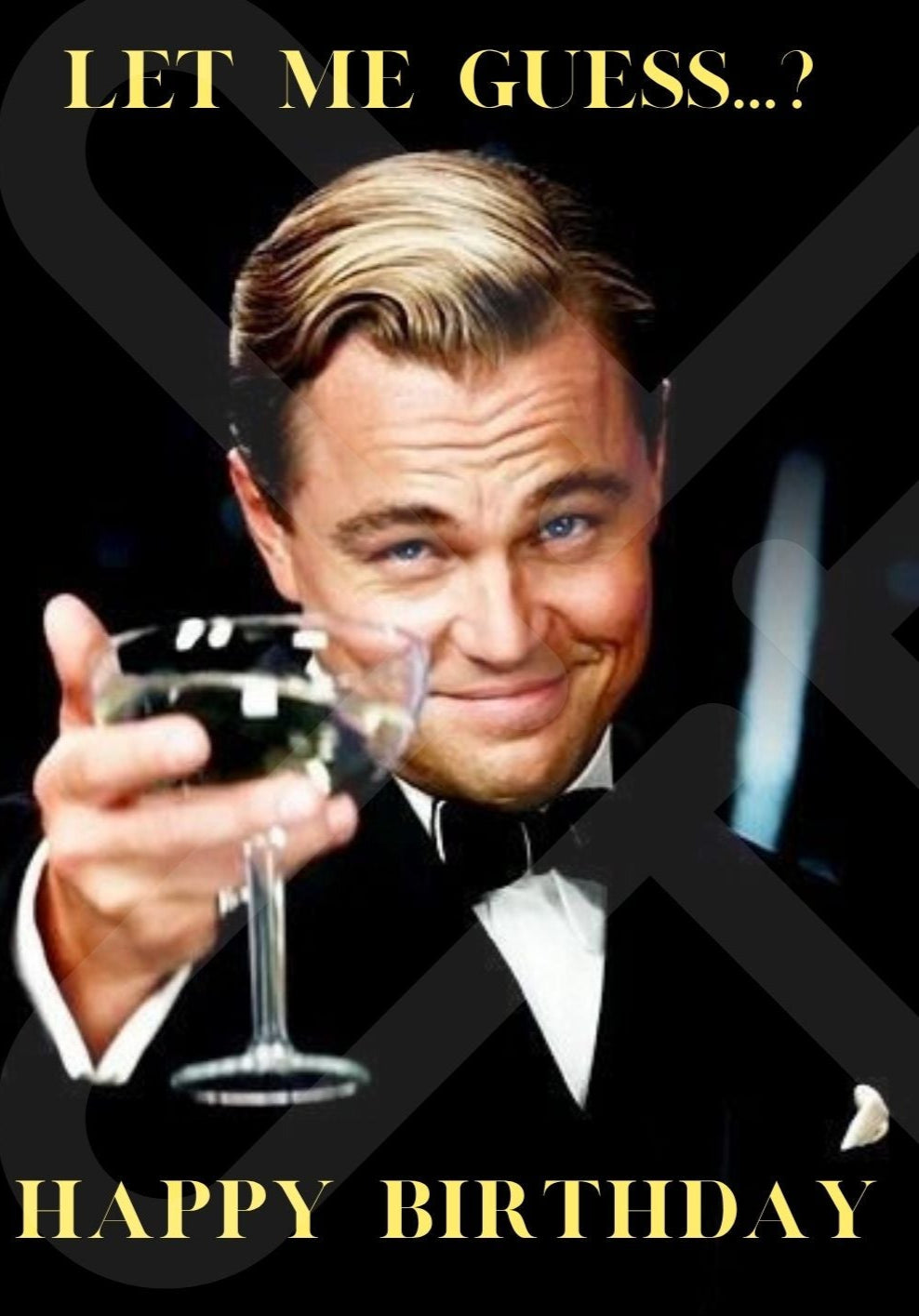 Tarjeta de Saludo Cumpleaños Cheers de Película