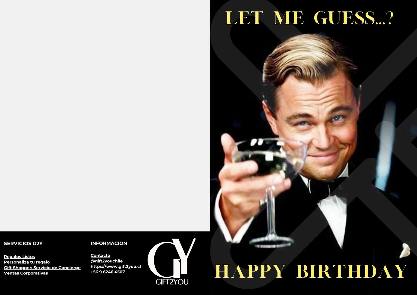 Tarjeta de Saludo Cumpleaños Cheers de Película