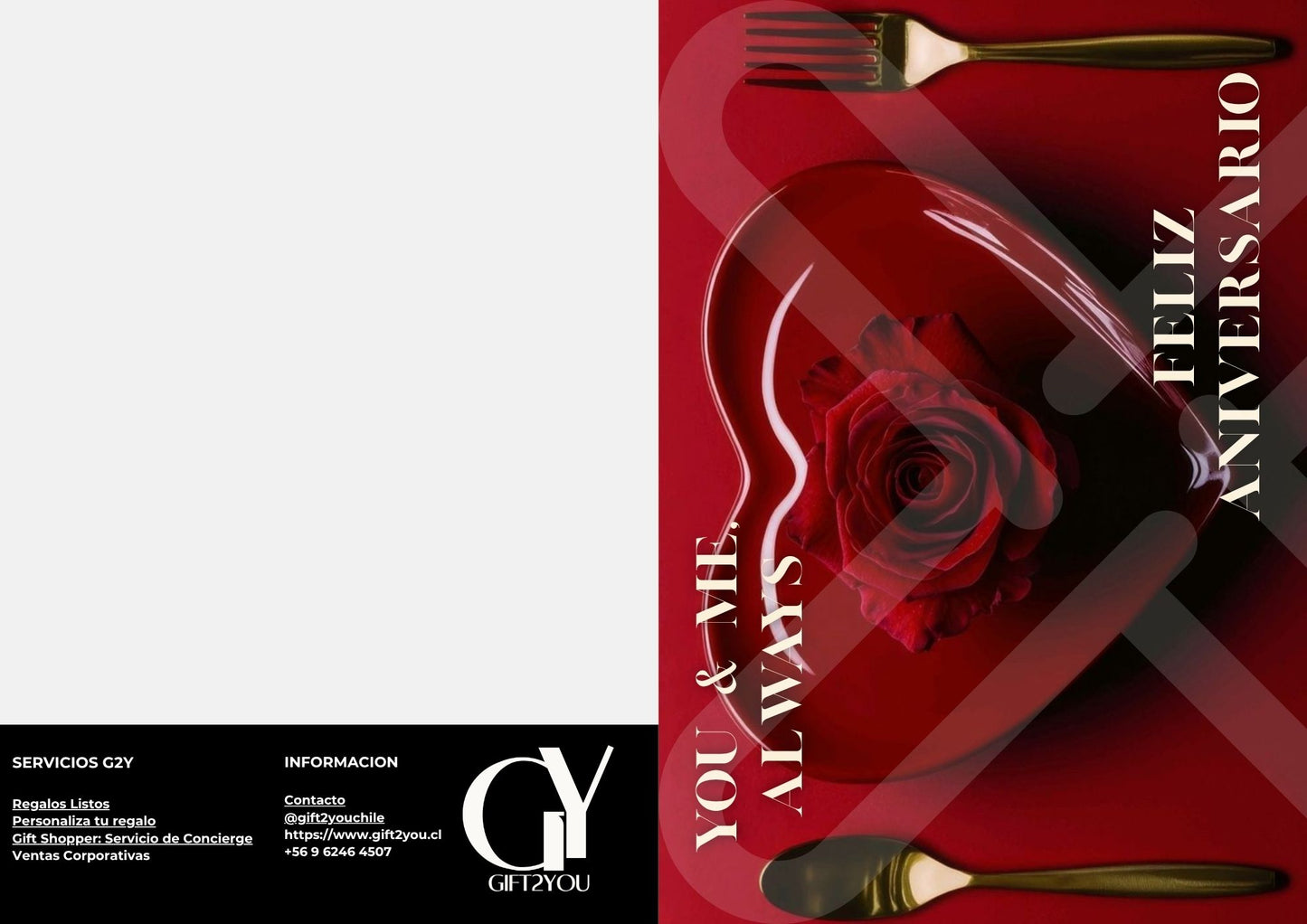 Tarjeta de Saludo You & Me Always