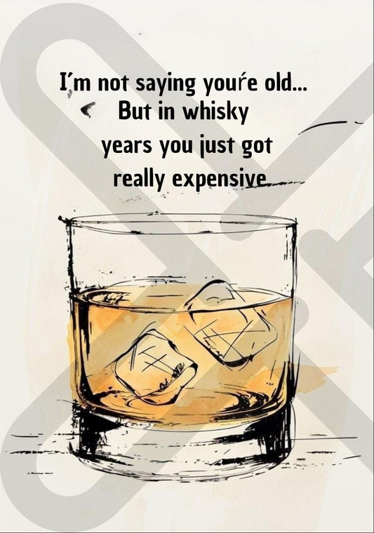 Tarjeta de Saludo Cumpleaños Vintage