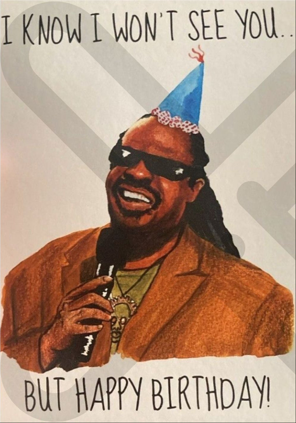 Tarjeta de Saludo Cumpleaños Happy Birthday Stevie