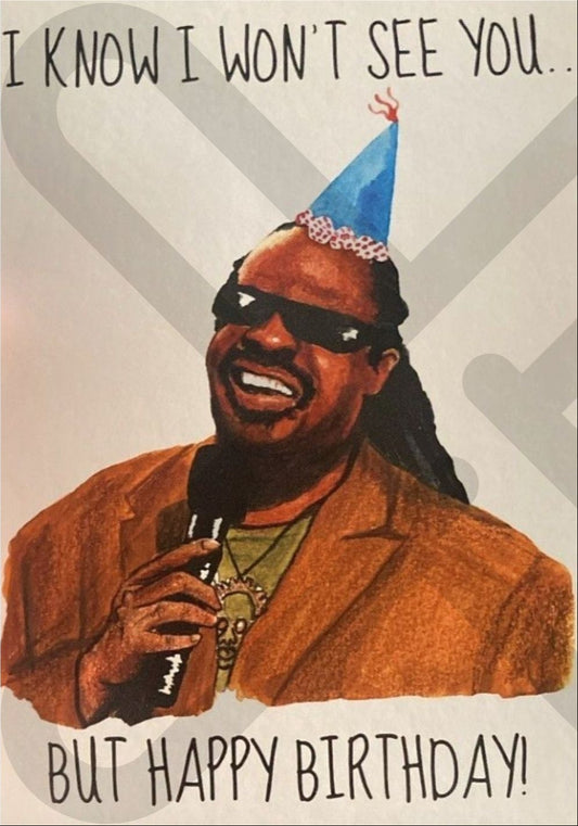 Tarjeta de Saludo Cumpleaños Happy Birthday Stevie