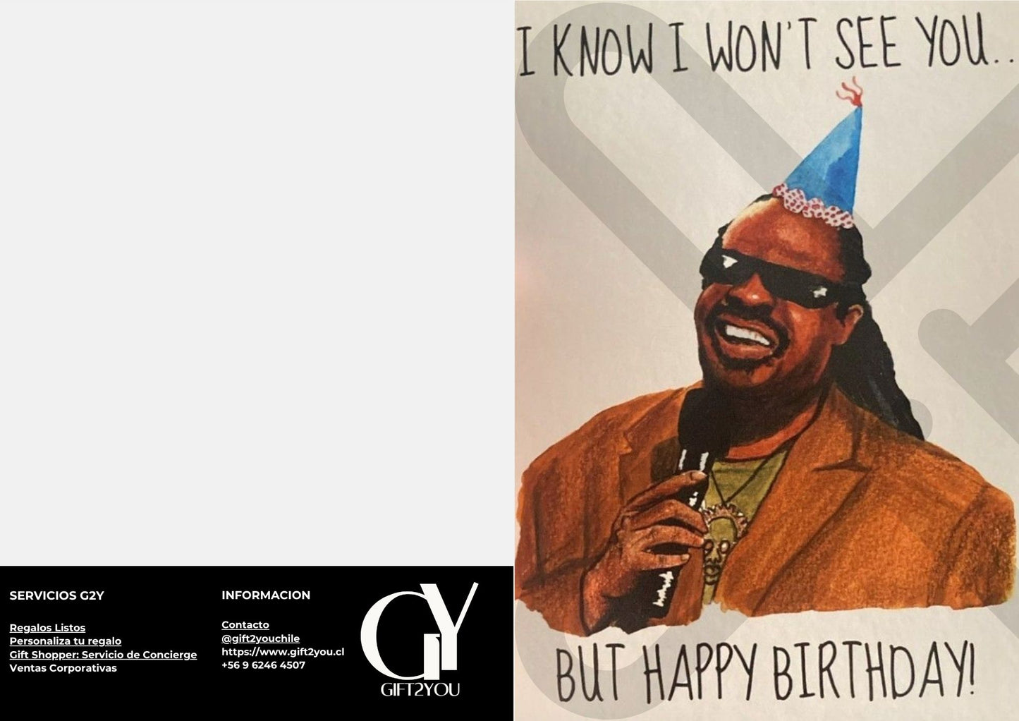 Tarjeta de Saludo Cumpleaños Happy Birthday Stevie