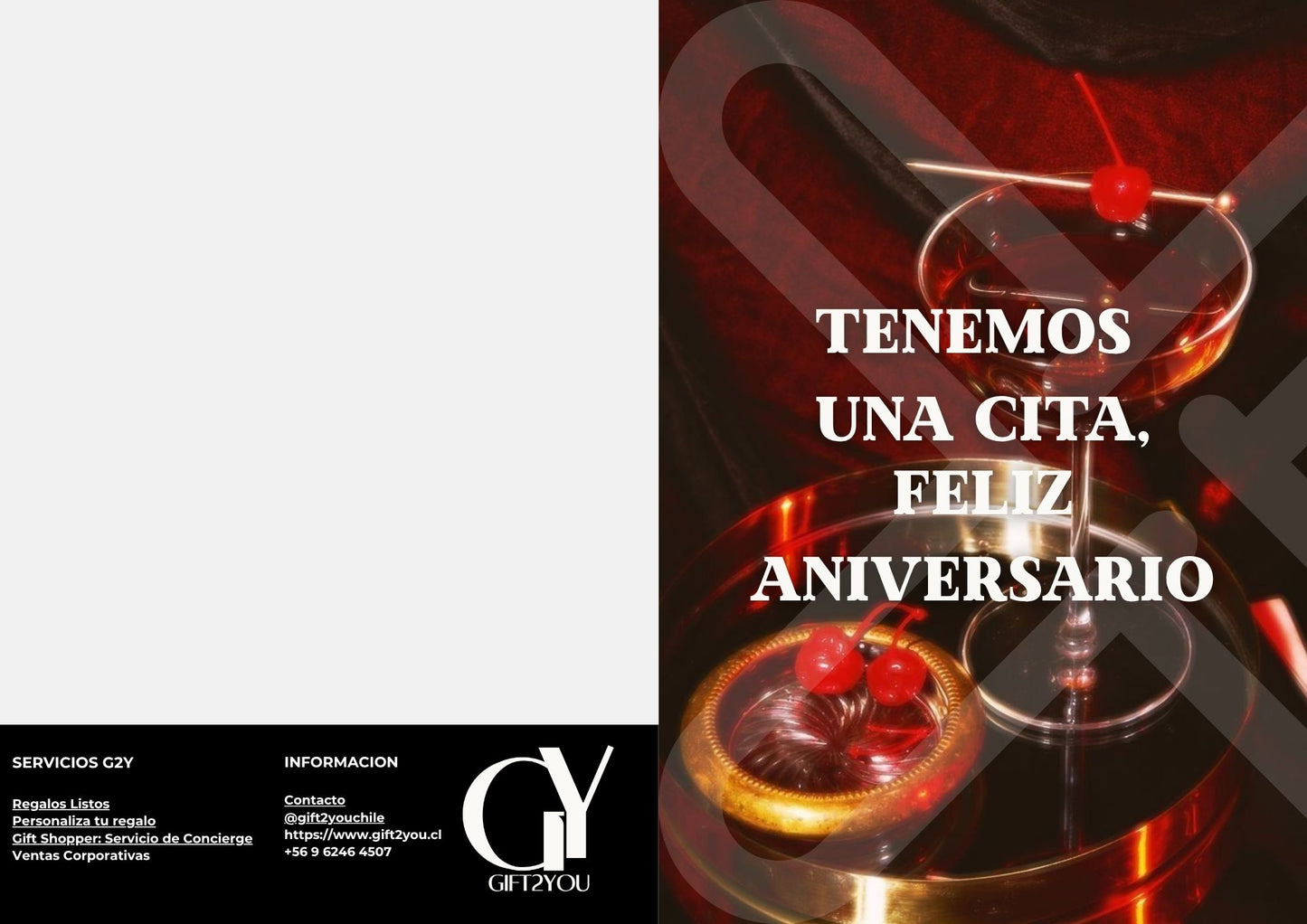 Tarjeta de Saludo Cita Especial