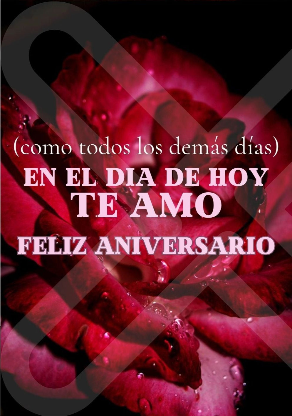 Tarjeta de Saludo Te Amo Cada Día