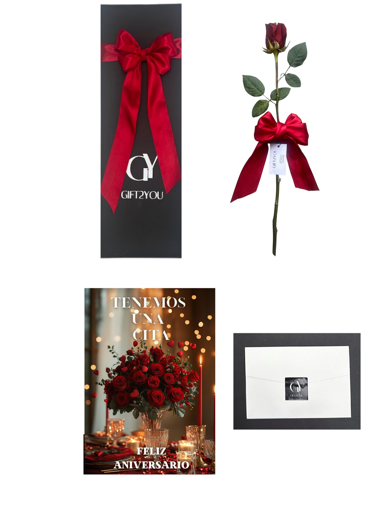 Tarjeta & Rosa Roja: Imperecedero