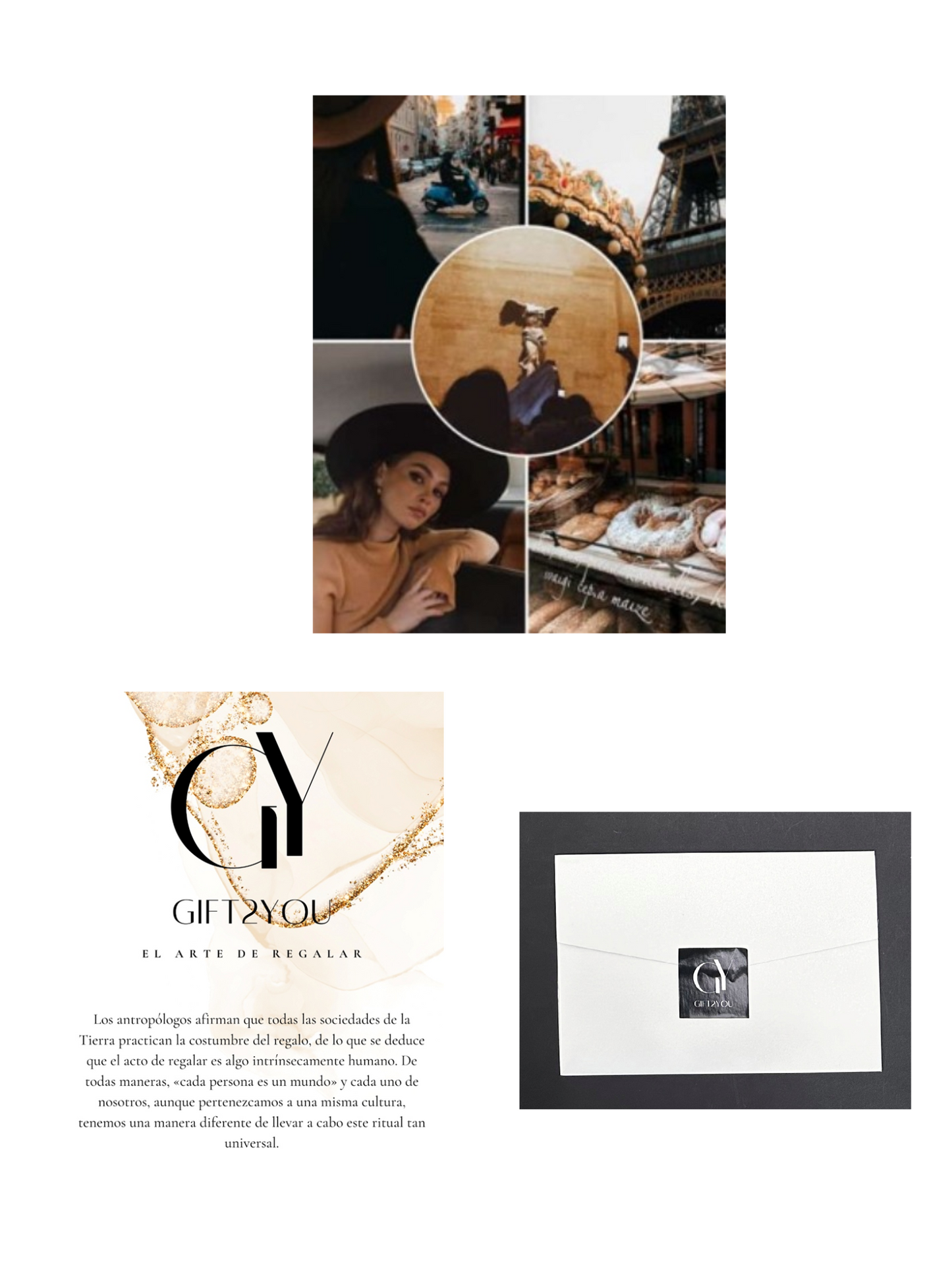 Tarjeta + Collage Fotográfico: Un recuerdo que habla al corazón