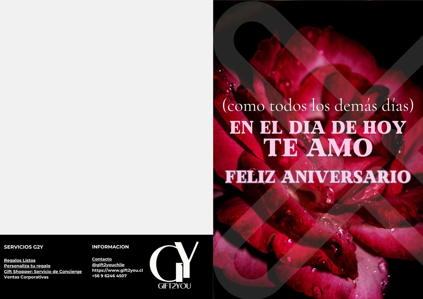 Tarjeta de Saludo Te Amo Cada Día