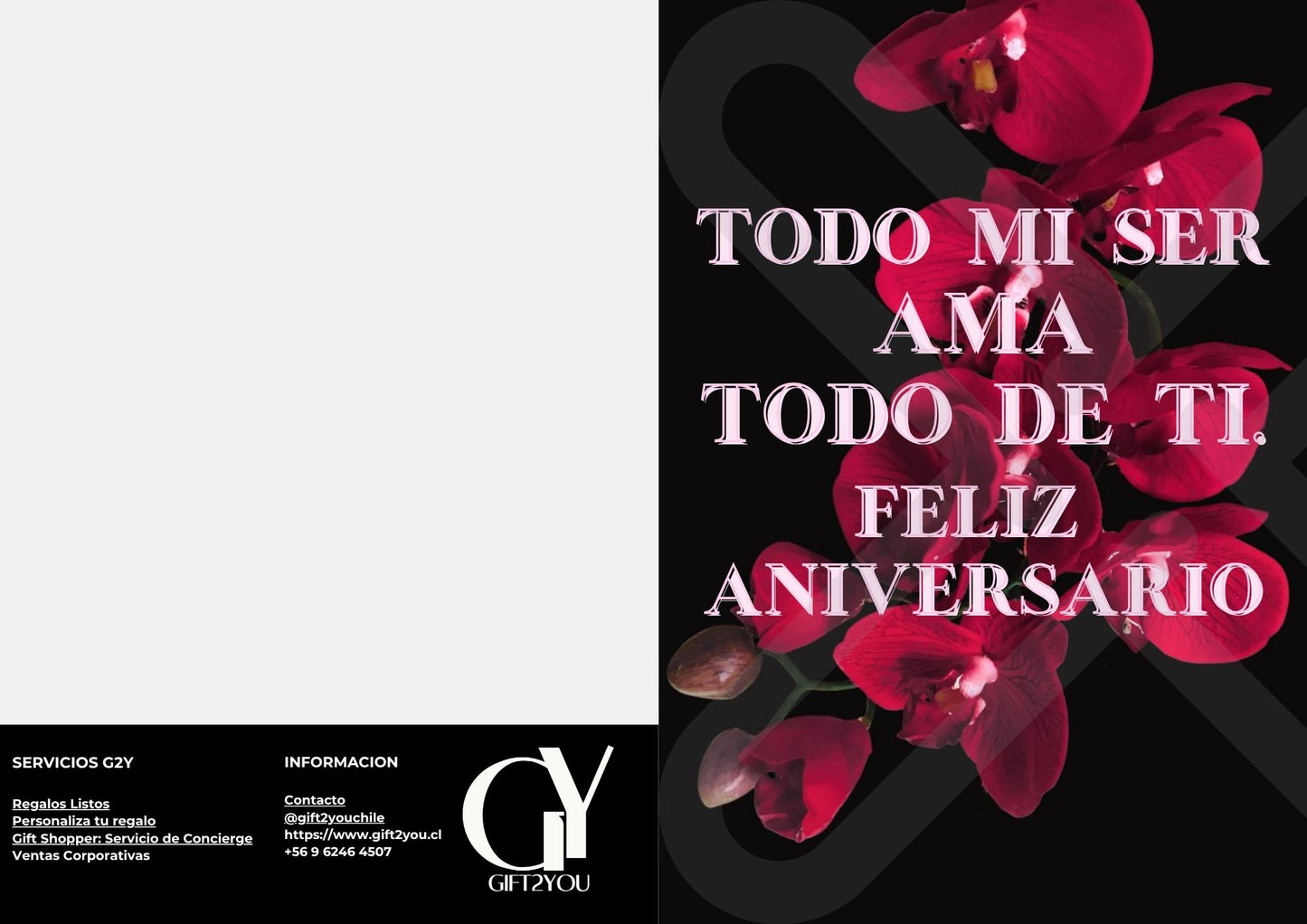 Tarjeta de Saludo Todo de Ti