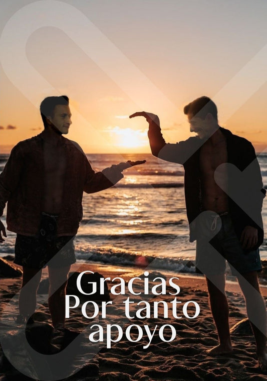 Tarjeta de Saludo Gracias por tu Apoyo Sunset