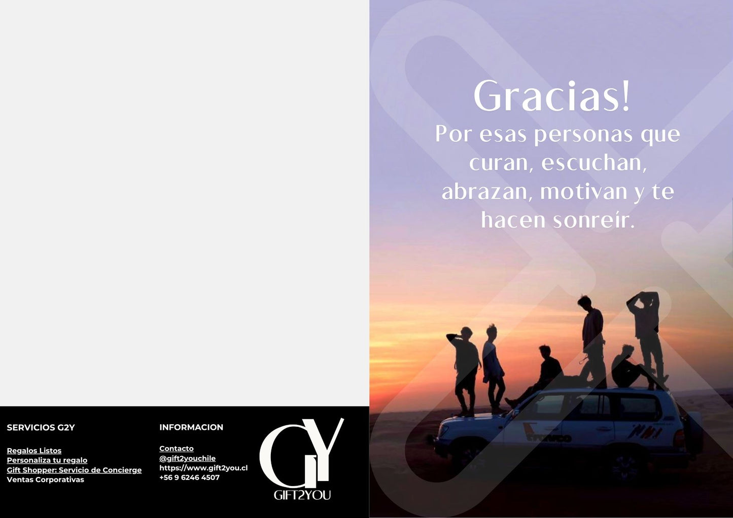 Tarjeta de Saludo Gracias!