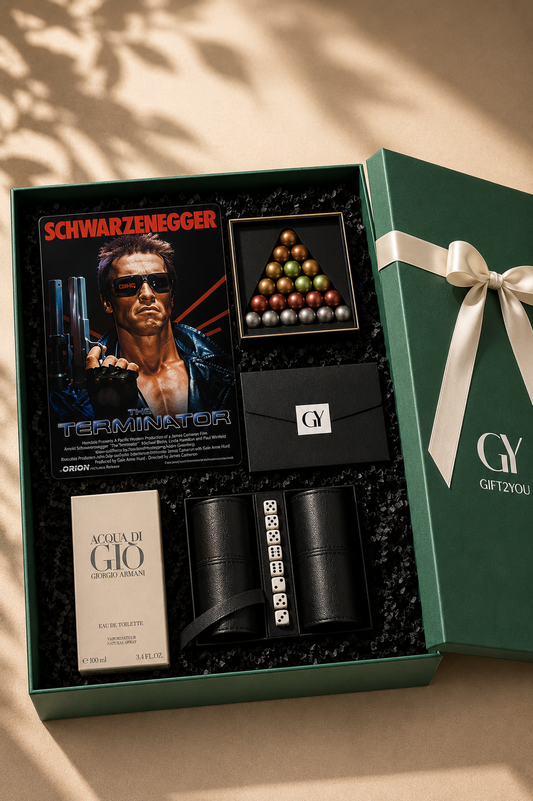 Set Acqua di Gio + Cachos + Terminator + Bombones