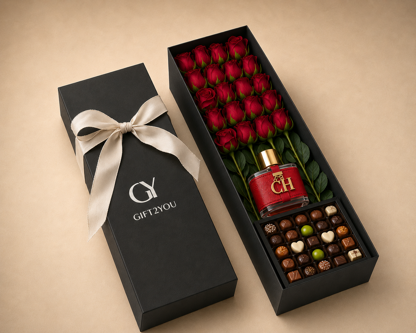 Perfume 20 Rosas 25 Bombones 270 g