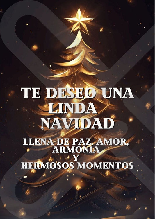 Tarjeta de Saludo Navidad hermosos momentos