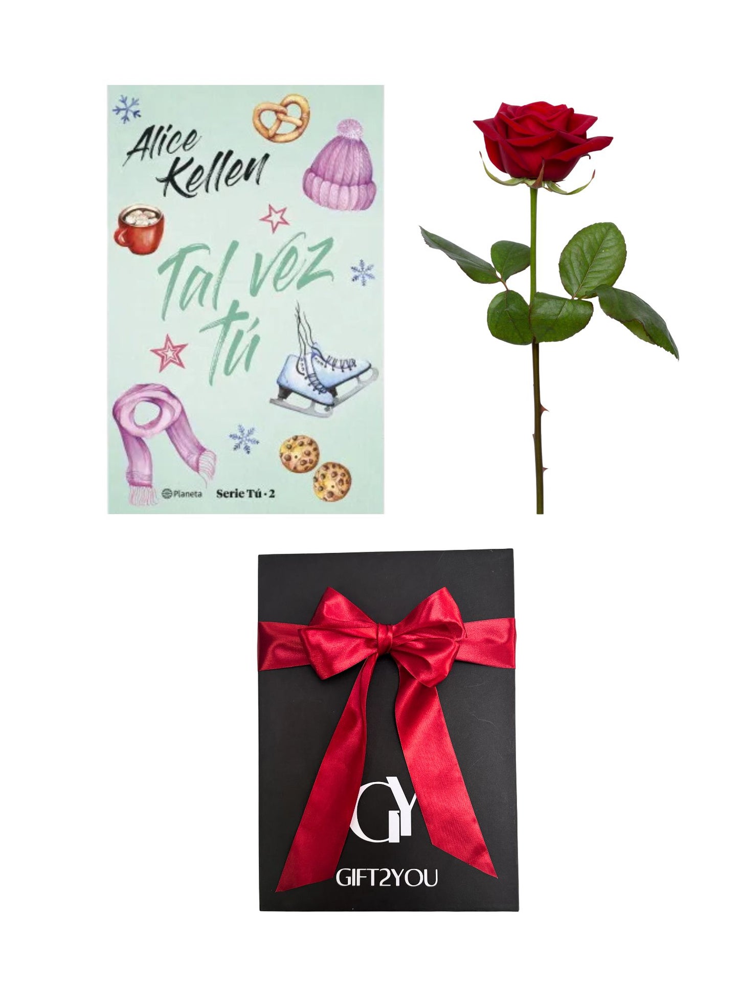 Libro Tal Vez Tú & Rosa Roja