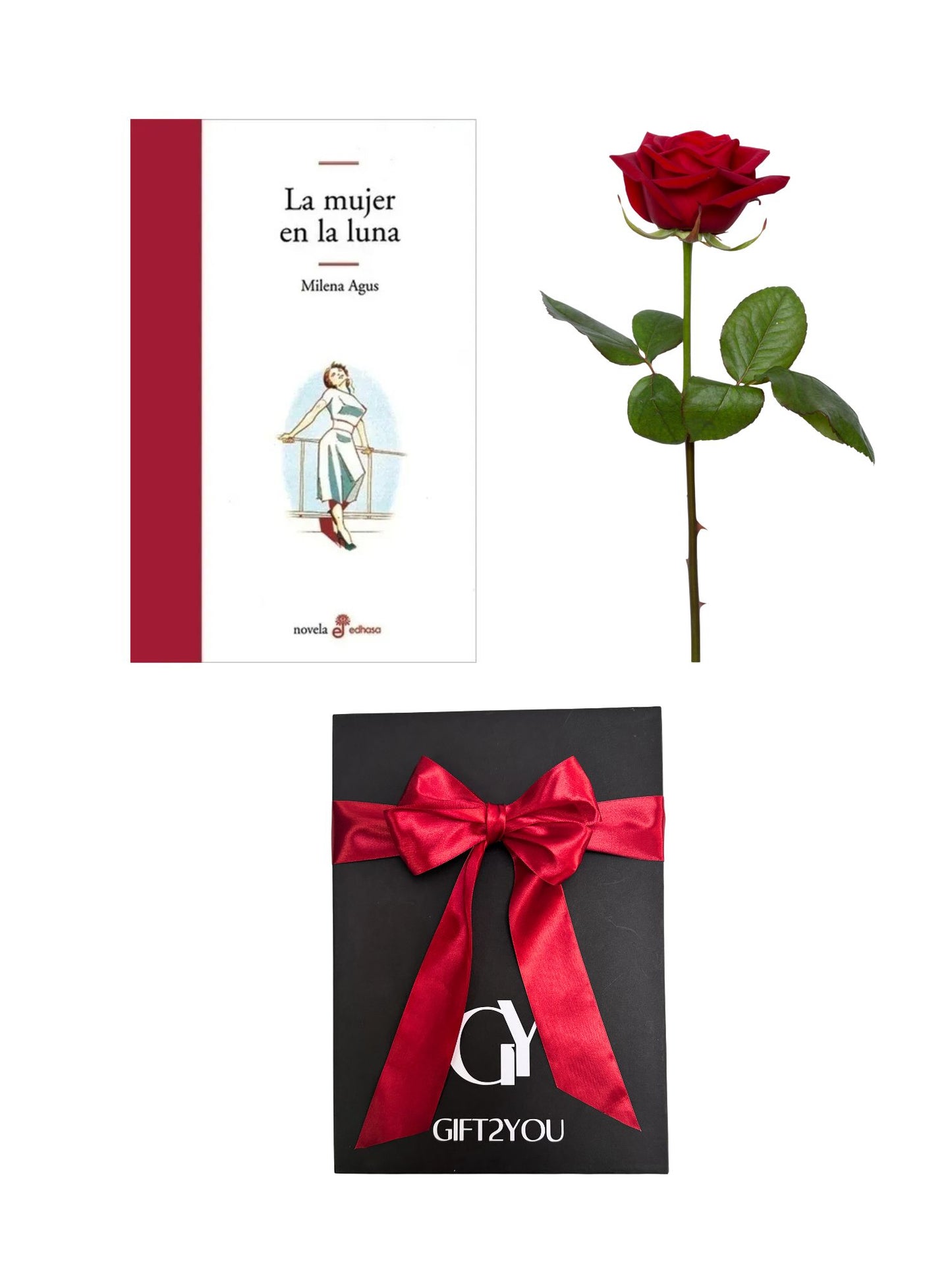 Libro La Mujer en la Luna & Rosa