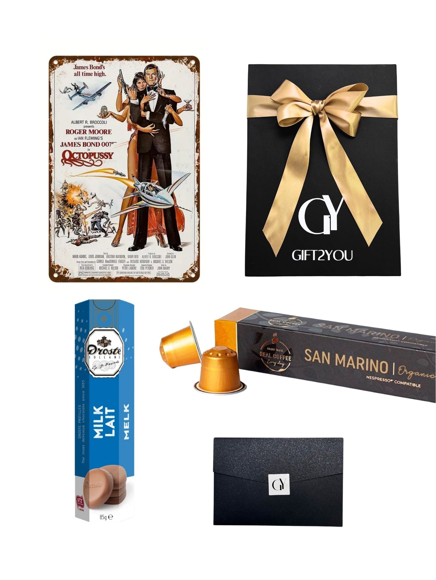 Gift Box Octopussy – Café Orgánico y Chocolates de Leche