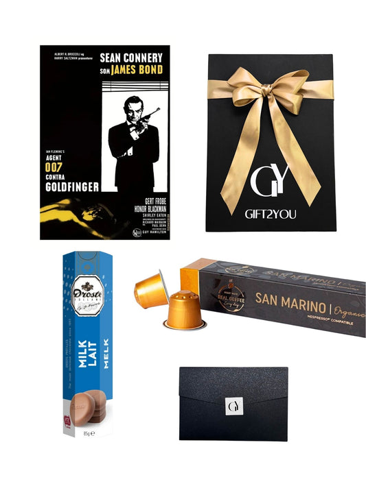 Gift Box Goldfinger – Café Orgánico y Chocolates de Leche