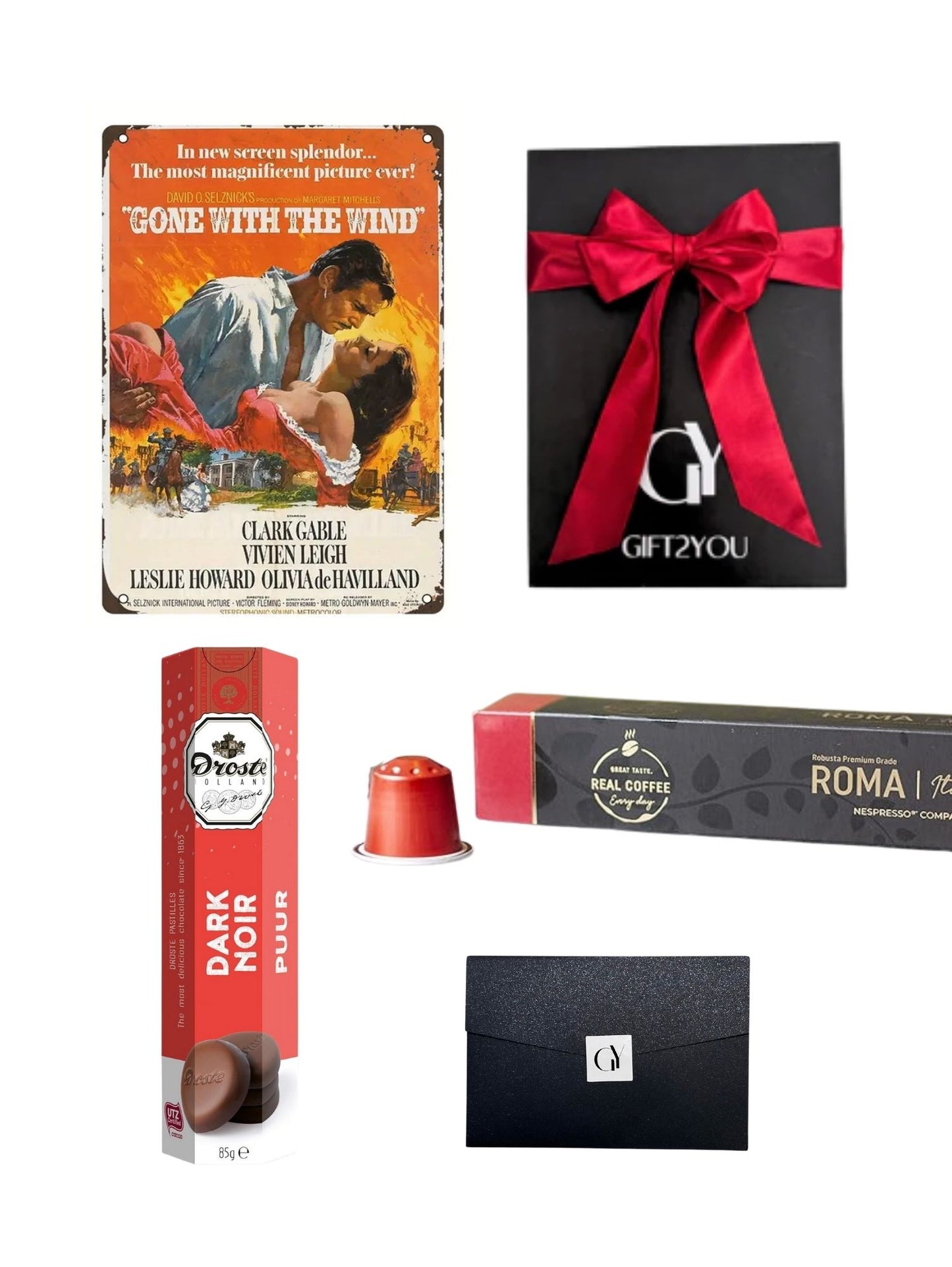 Gift Box Lo Que el Viento Se Llevó – Café Intenso y Chocolates Negros